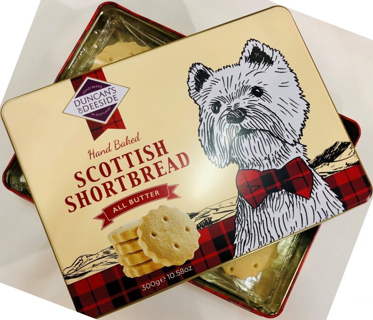 Duncan’s Of Deeside Gift Tin – All Butter Shortbread 300g - Clarges Trading